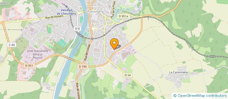 localisation de l'entreprise MADAME LEA RICHARD  CHAUVIGNY