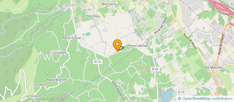 localisation de l'entreprise MADAME LEA RIGAUD-MAUDELIN  APREMONT