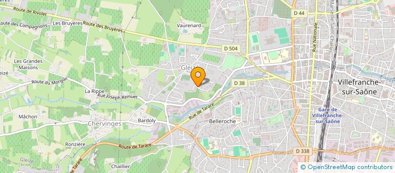 localisation de l'entreprise MADAME LEA RIONET  GLEIZE