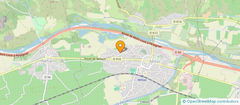 localisation de l'entreprise MADAME LEA RIQUIER  MILLAS