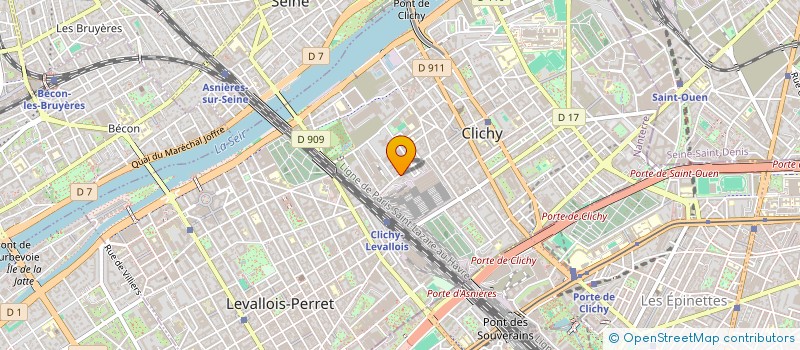 localisation de l'entreprise MADAME LEA ROBERT  CLICHY