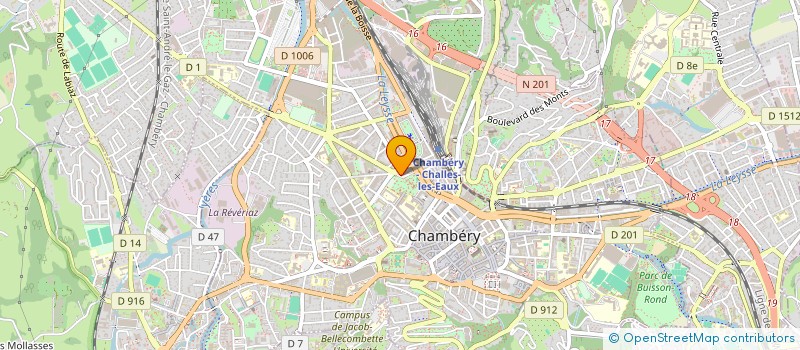 localisation de l'entreprise MADAME LEA ROBERT à CHAMBERY