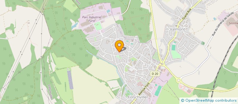 localisation de l'entreprise MADAME LEA RODRIGUES  FOLSCHVILLER