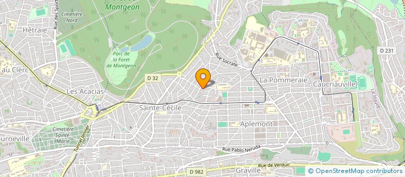 localisation de l'entreprise MADAME LEA ROGEZ  LE HAVRE