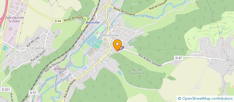 localisation de l'entreprise MADAME LEA ROGISTER  MONTVILLE