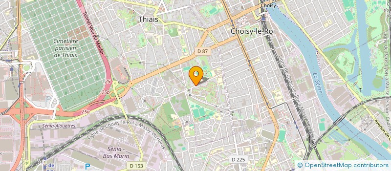 localisation de l'entreprise MADAME LEA ROLAND  THIAIS