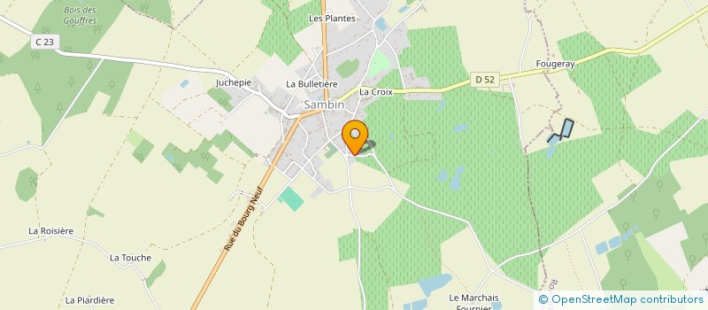 localisation de l'entreprise MADAME LEA RONCERET  SAMBIN