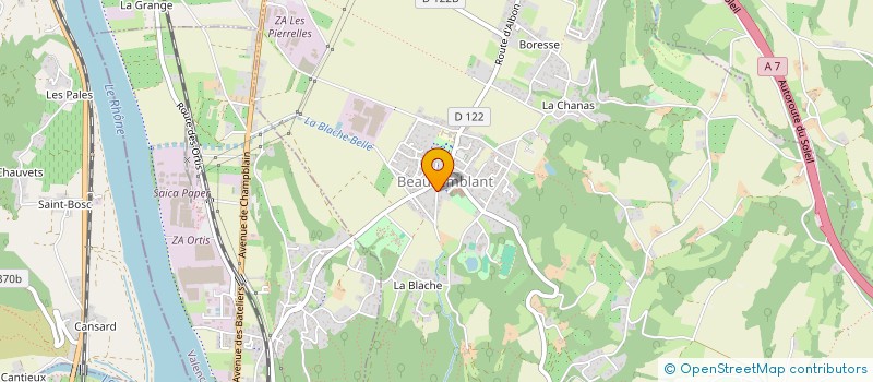 localisation de l'entreprise MADAME LEA ROQUESALANE  BEAUSEMBLANT