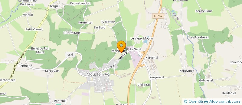 localisation de l'entreprise MADAME LEA ROSELIER à MOUSTOIR-AC