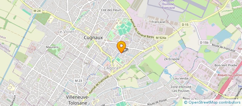 localisation de l'entreprise MADAME LEA ROSSI  CUGNAUX