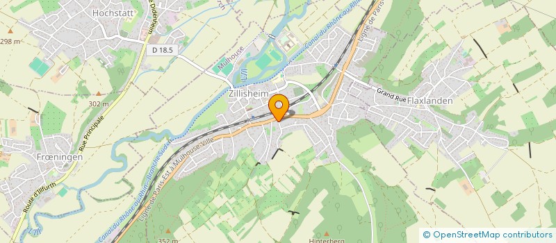 localisation de l'entreprise MADAME LEA ROTHENFLUE à ZILLISHEIM