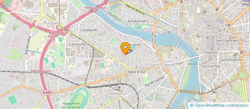 localisation de l'entreprise MADAME LEA ROUDIER  TOULOUSE