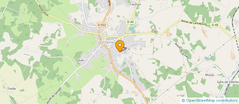 localisation de l'entreprise MADAME LEA ROUQUETTE  VILLENEUVE