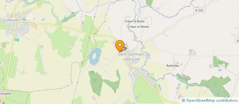 localisation de l'entreprise MADAME LEA ROUSIERE  SAINT-GERMAIN-D'ANXURE