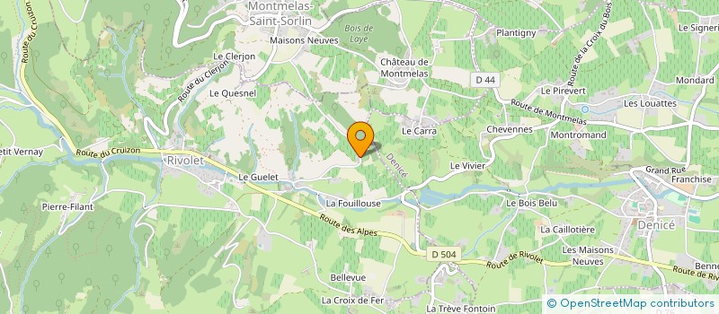 localisation de l'entreprise MADAME LEA ROUSSEAU  RIVOLET