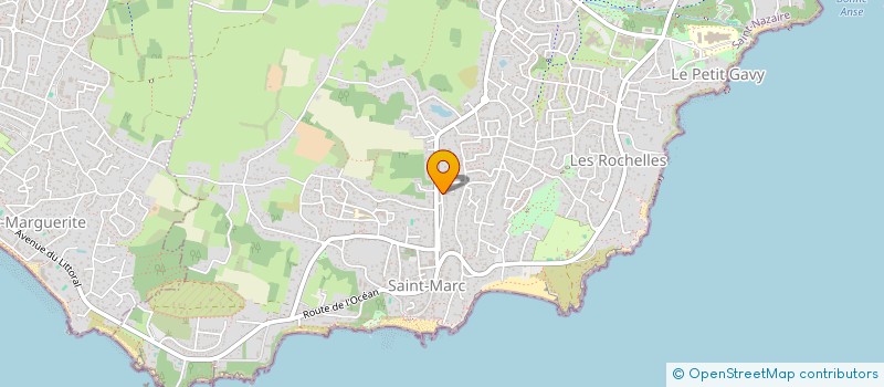 localisation de l'entreprise MADAME LEA ROUSSEL  SAINT-NAZAIRE