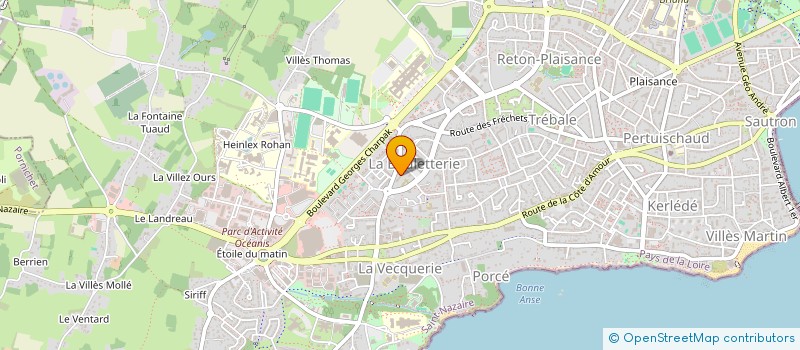 localisation de l'entreprise MADAME LEA ROUSSELOT  SAINT-NAZAIRE