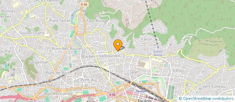 localisation de l'entreprise MADAME LEA ROUX  TOULON