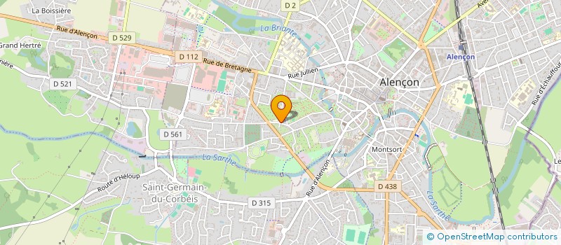 localisation de l'entreprise MADAME LEA ROUXEL à ALENCON