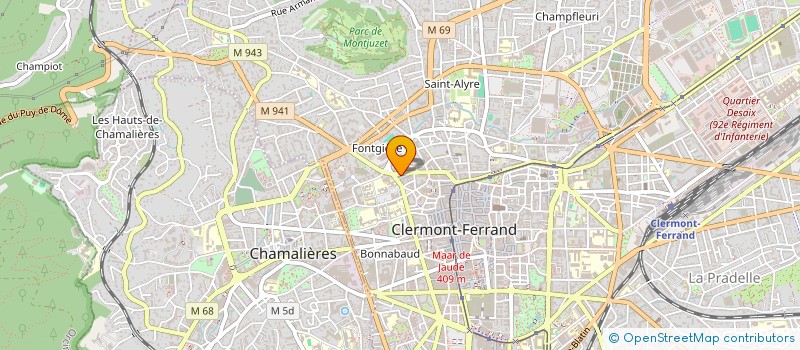 localisation de l'entreprise MADAME LEA ROUYR  CLERMONT-FERRAND