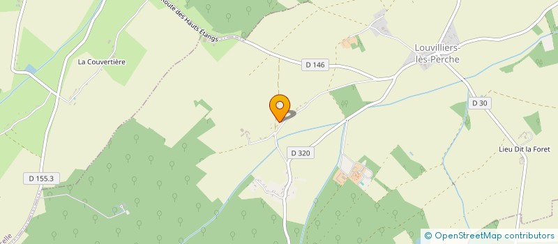 localisation de l'entreprise MADAME LEA ROYER à LOUVILLIERS-LES-PERCHE