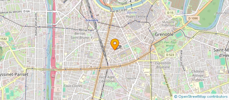 localisation de l'entreprise MADAME LEA RUIZ  GRENOBLE