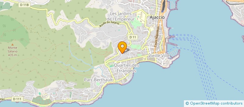 localisation de l'entreprise MADAME LEA RUTILY à AJACCIO