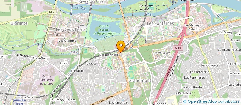 localisation de l'entreprise MADAME LEA SABY  TOURS