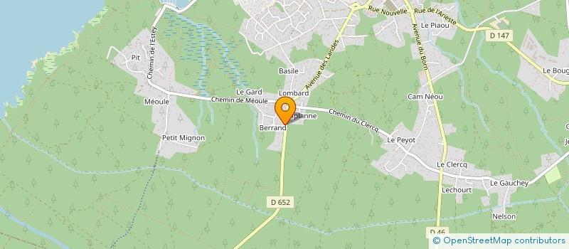 localisation de l'entreprise MADAME LEA SADON-TUDEAU  SANGUINET