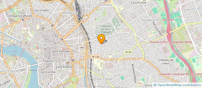 localisation de l'entreprise MADAME LEA SAINTVOIRIN à TOULOUSE