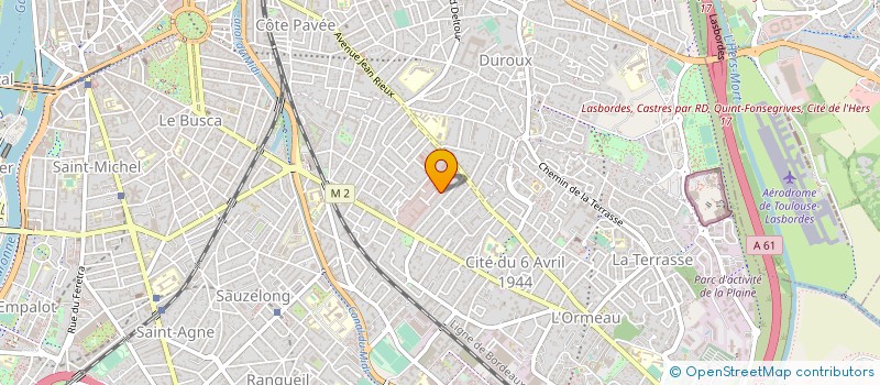 localisation de l'entreprise MADAME LEA SALLES  TOULOUSE