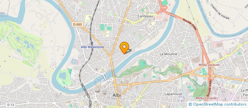 localisation de l'entreprise MADAME LEA SANCHEZ à ALBI