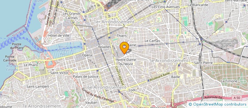 localisation de l'entreprise MADAME LEA SANCHEZ  MARSEILLE