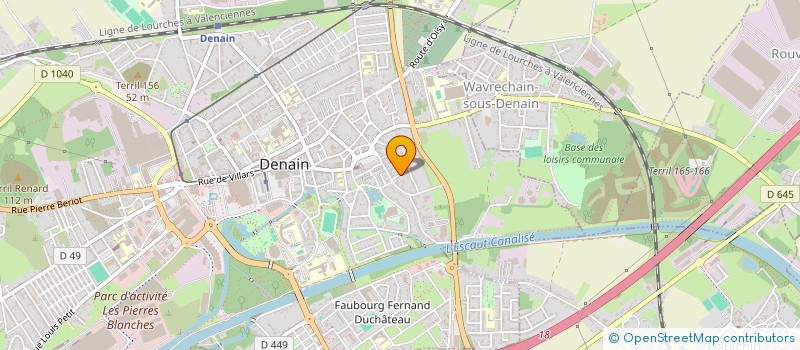 localisation de l'entreprise MADAME LEA SARASIN  DENAIN