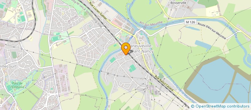 localisation de l'entreprise MADAME LEA SARGIS  LANEUVEVILLE-DEVANT-NANCY