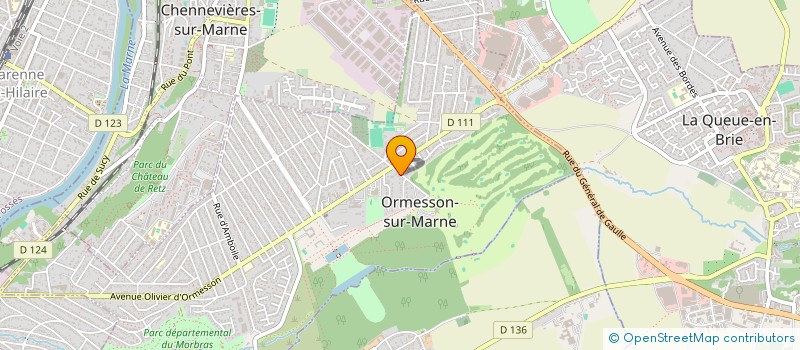 localisation de l'entreprise MADAME LEA SASPORTAS à ORMESSON-SUR-MARNE