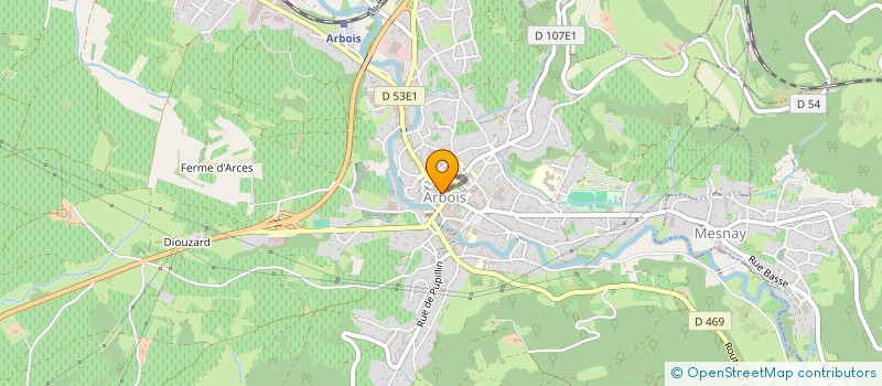 localisation de l'entreprise MADAME LEA SAVARD  ARBOIS