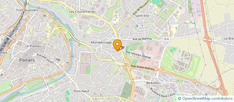 localisation de l'entreprise MADAME LEA SAVARIT à POITIERS