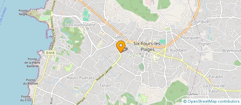 localisation de l'entreprise MADAME LEA SAVOYE à SIX-FOURS-LES-PLAGES