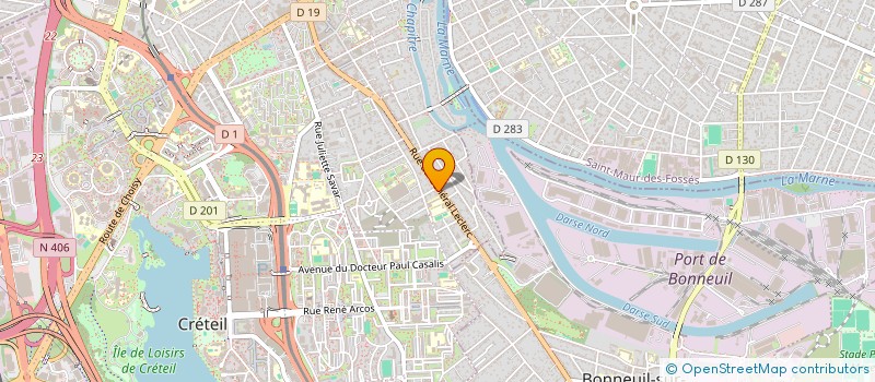 localisation de l'entreprise MADAME LEA SBIAI  CRETEIL