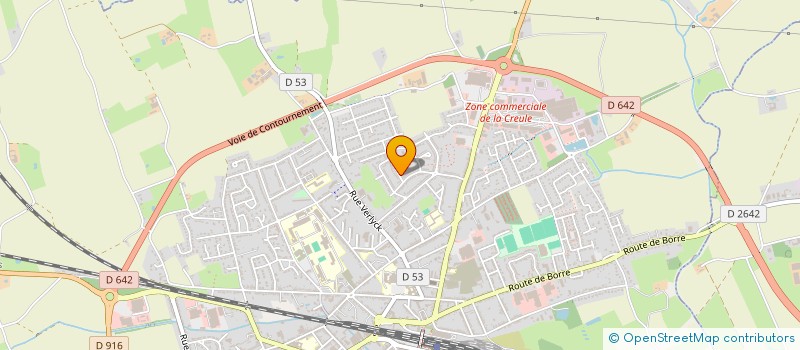 localisation de l'entreprise MADAME LEA SCHABAILLE  HAZEBROUCK