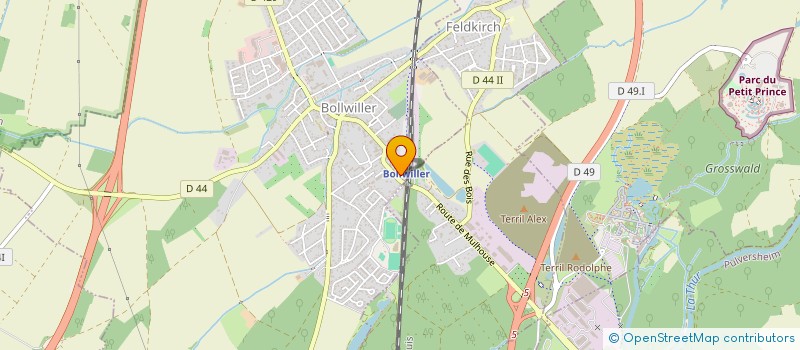 localisation de l'entreprise MADAME LEA SCHEIDWEILER  BOLLWILLER