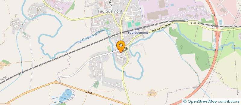 localisation de l'entreprise MADAME LEA SCHMITT  FAULQUEMONT