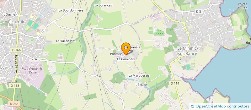 localisation de l'entreprise MADAME LEA SCHWEBEL  LANGROLAY-SUR-RANCE