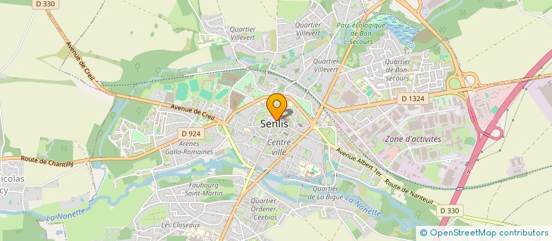 localisation de l'entreprise MADAME LEA SCOTTE  SENLIS