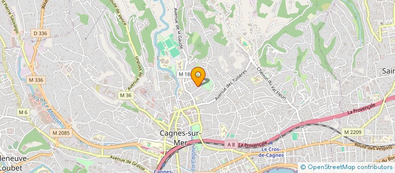 localisation de l'entreprise MADAME LEA SEGUI à CAGNES-SUR-MER
