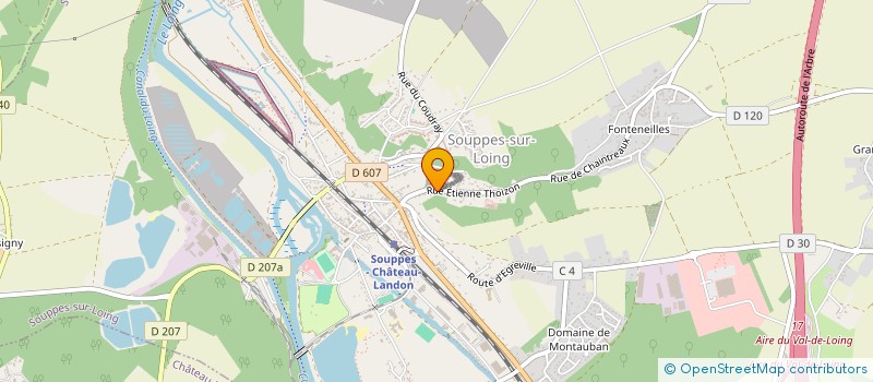 localisation de l'entreprise MADAME LEA SENGHOR  SOUPPES-SUR-LOING