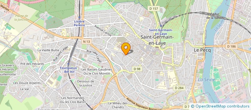 localisation de l'entreprise MADAME LEA SERROR  SAINT-GERMAIN-EN-LAYE