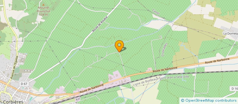 localisation de l'entreprise MADAME LEA SICARD  LEZIGNAN-CORBIERES