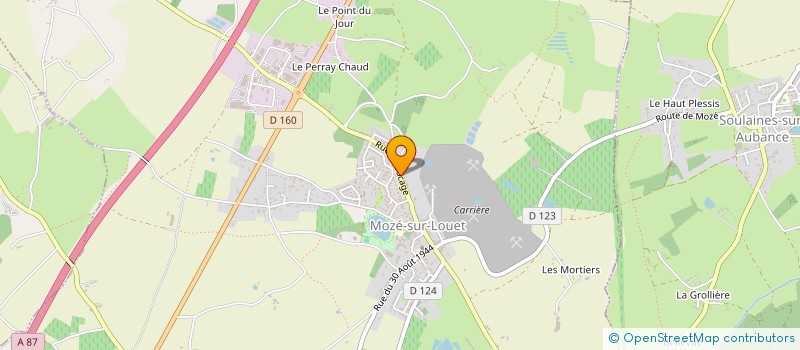 localisation de l'entreprise MADAME LEA SICOT  MOZE-SUR-LOUET